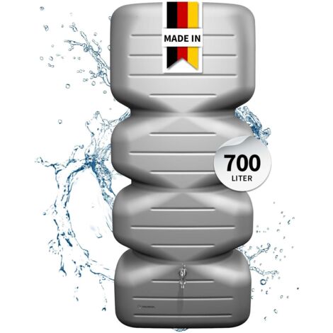GARANTIA CUBUS Gartentank 700 Liter betongrau