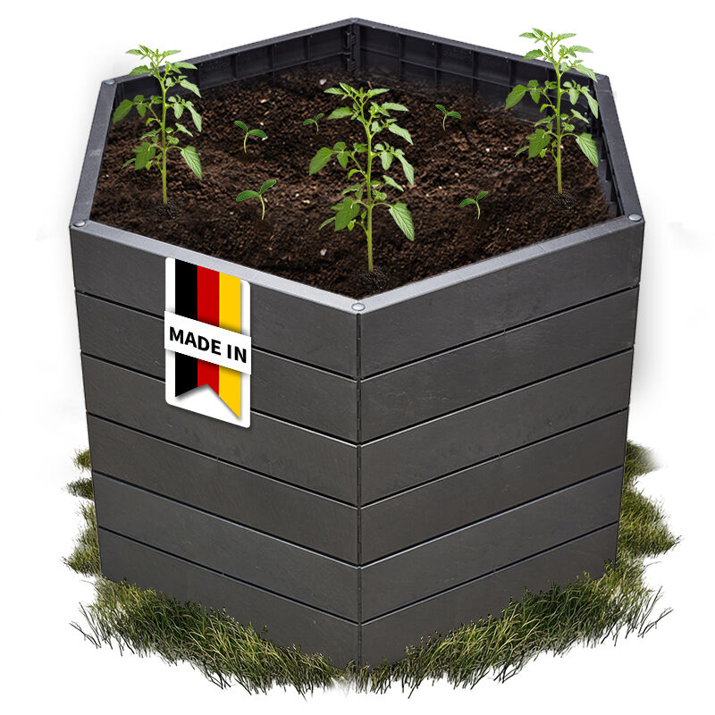 Garantia - Ergo Hochbeet L 75 Stone, Inkl. Flora Wassersparsystem