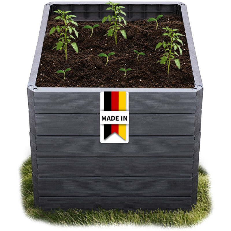 Garantia - Ergo Quadro L 75 Hochbeet Wood, Inkl. Flora Wassersparsystem