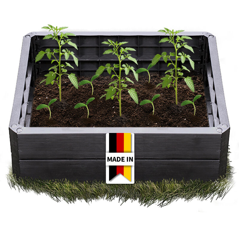Graf - Garantia Ergo Quadro M Hochbeet-system Wood 4 Paneele Inkl. Verbinder