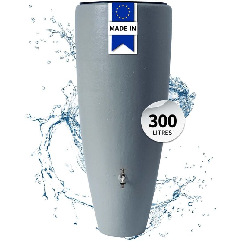Garantia - Réservoir 2en1 300L gris avec bac à plantes intégré