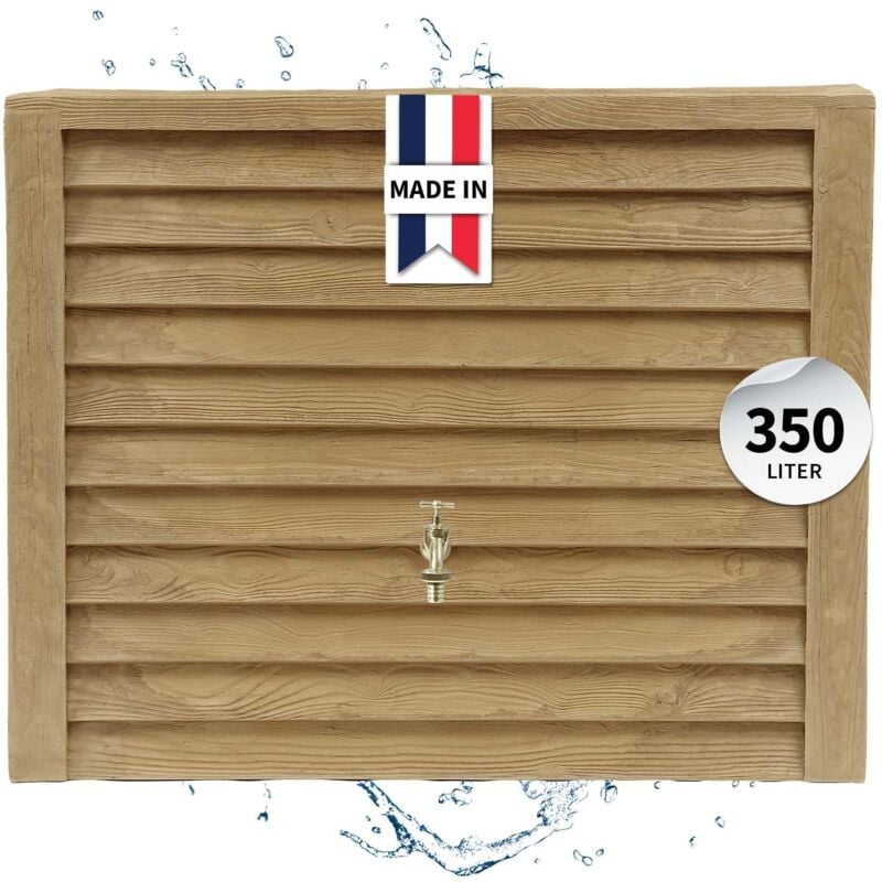Garantia - Réservoir mural woody 350L bois clair