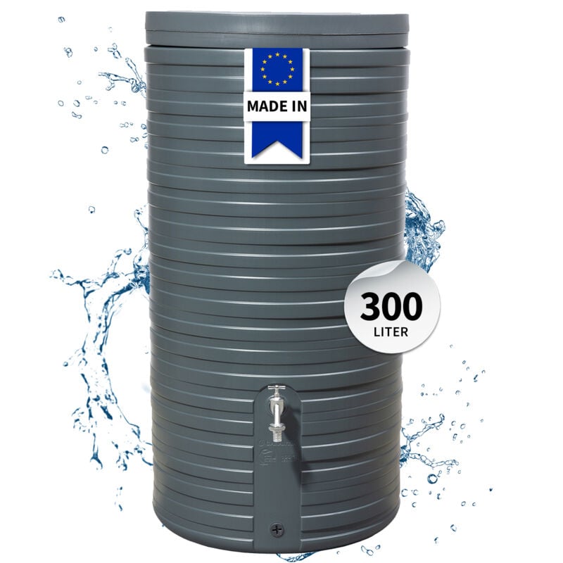 Graf Otto - garantia Réservoir nordic 300 l, graphite avec couvercle