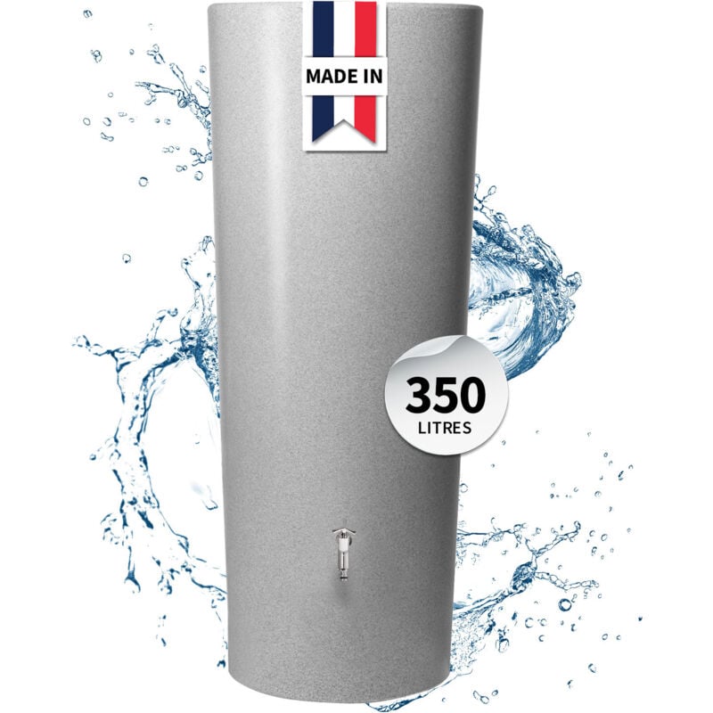 Garantia - Réservoir stone 2en1 350L silver avec bac plantes intégré
