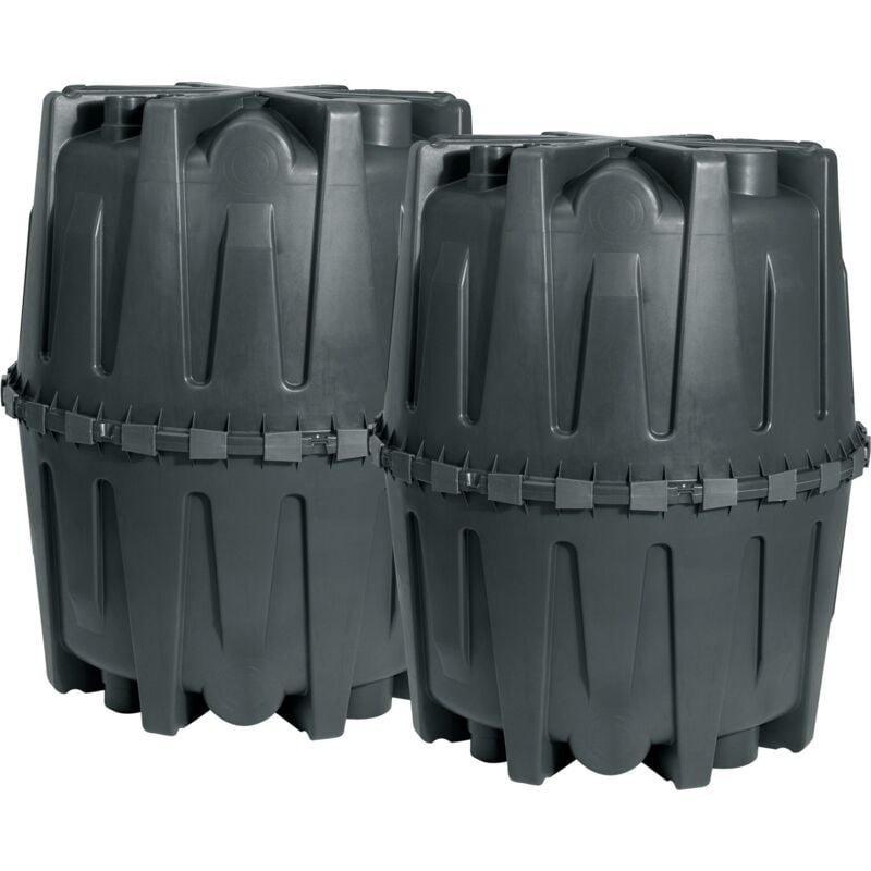 Garantia - herkules Sammelgrube 3200 Liter schwarz, inkl. Stützrohr und DIBt-Zulassung