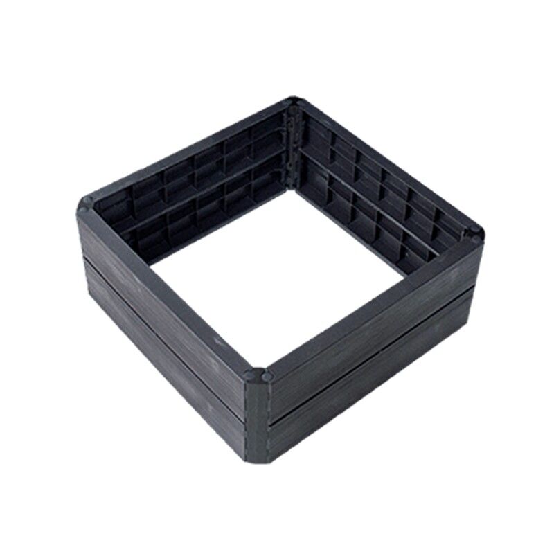 Ergo Quadro s - Potager en plastique 4 parois : 60cm x 60cm x 25cm