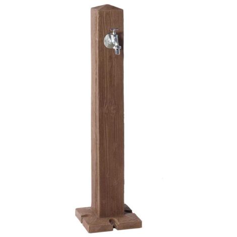 GARANTIA WOOD colonna di prelievo acqua darkwood incl. rubinetto cromato
