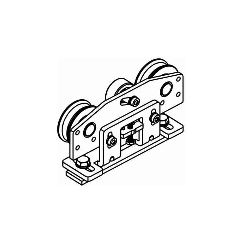 Groupe de chariot complet A140 Air Faac 63000012 Pièce de rechange d'origine Garantie