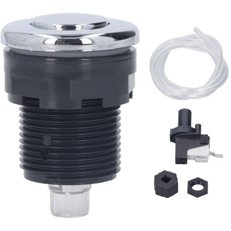Garbage Disposal Air Switch Stainless Steel Head Flexible Spa Bathtub Air Switch 125‑250V 34 Button
