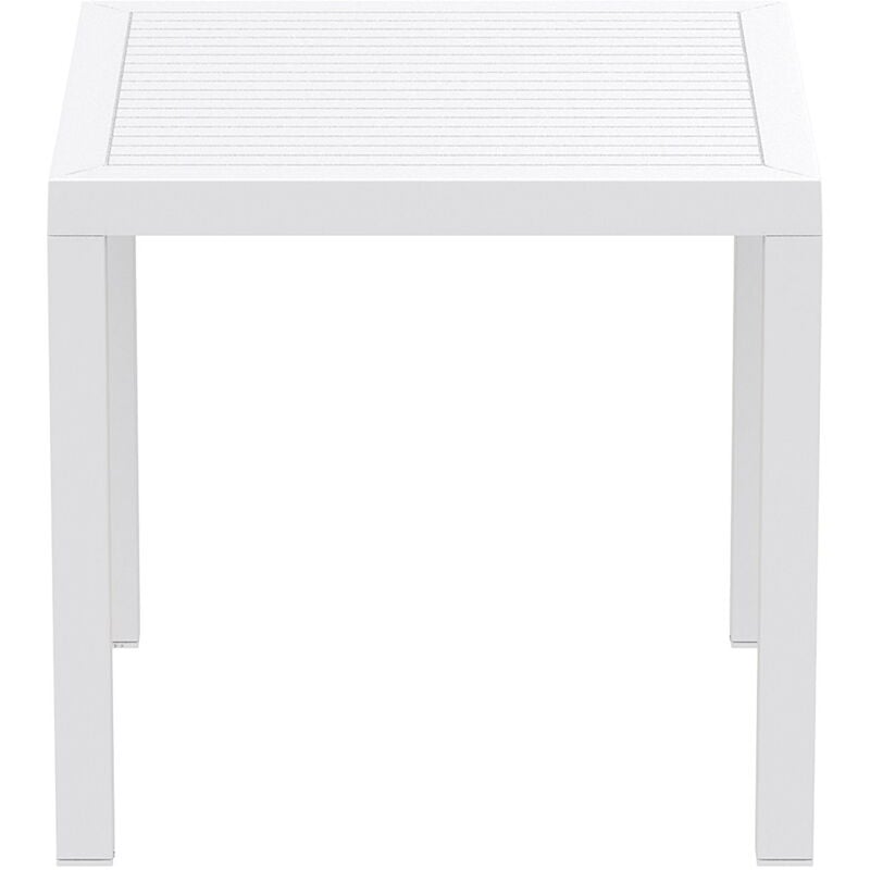 Resol - garbar arctic Table Carrée Intérieure, Extérieure 80x80 Blanc