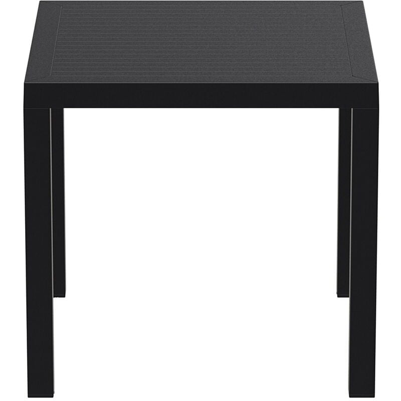 Garbar - arctic Table Carrée Intérieure, Extérieure 80x80 Noir