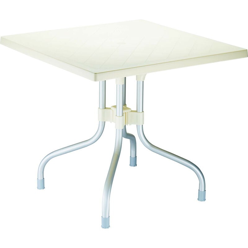 Garbar - ares Table Carrée Intérieure, Extérieure 80x80 Beige - Beige