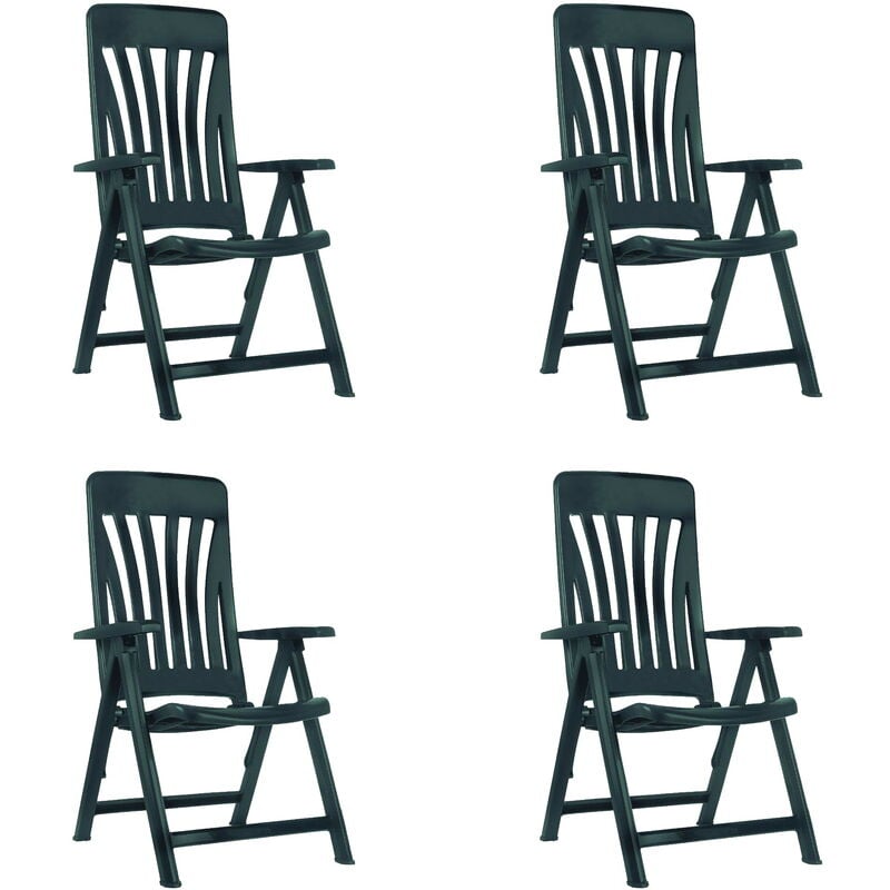 Garbar - blanes Fauteuil Multipositions, Extérieur Set 4 Anthracite