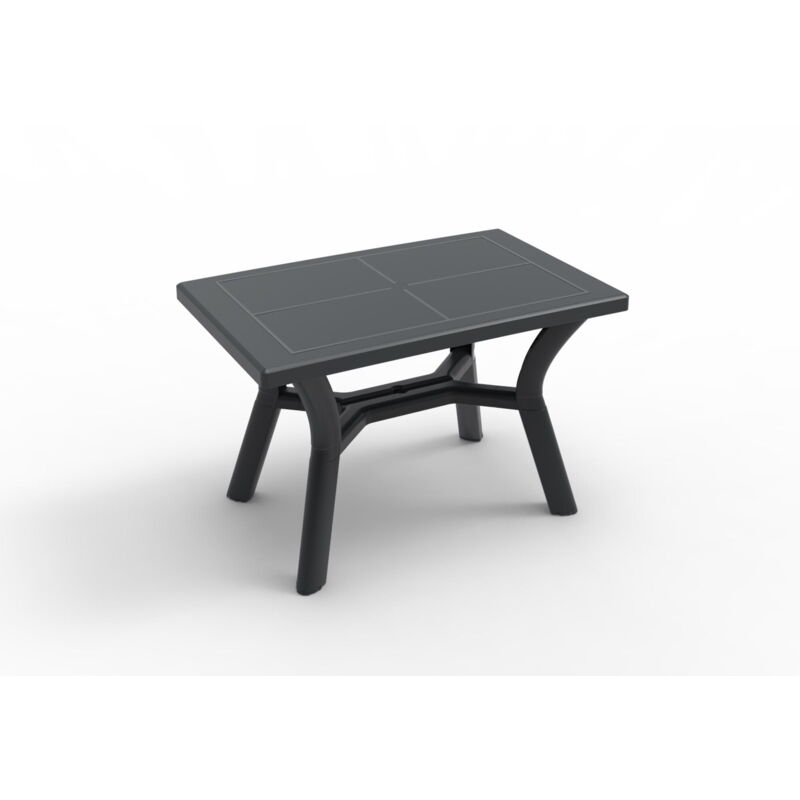garbar DALIA Table Rectangulaire Recyclée Intérieur, Extérieur 115x72 Gris garbar DALIA Table Rectangulaire Recyclée Intérieur, Extérieur 115x72 Gris
