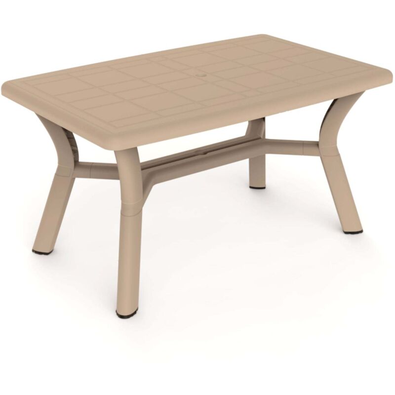 garbar DALIA Table Rectangulaire Recyclée Intérieur, Extérieur 140x90 Sable