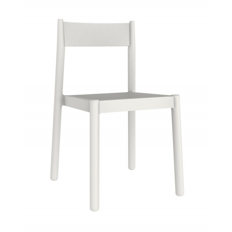 Garbar - danna Chaise Intérieur, Extérieur Blanc - Set 4