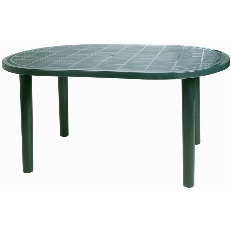 Garbar OLOT Table Ovale Extérieur 140x90 Vert Foncé - Vert Foncé