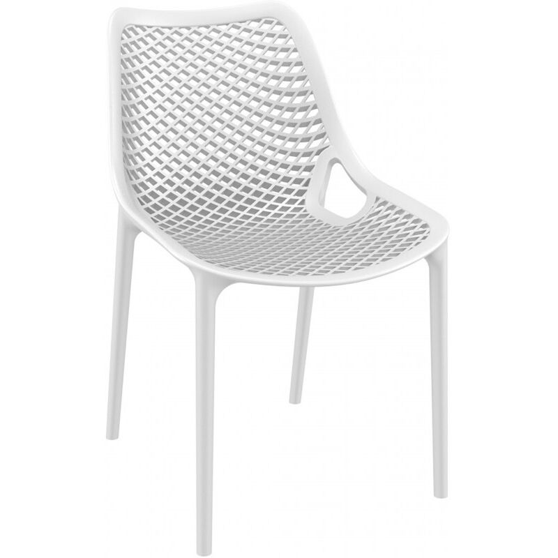 garbar GRID Chaise Intérieur, Extérieur Blanc - Set 4