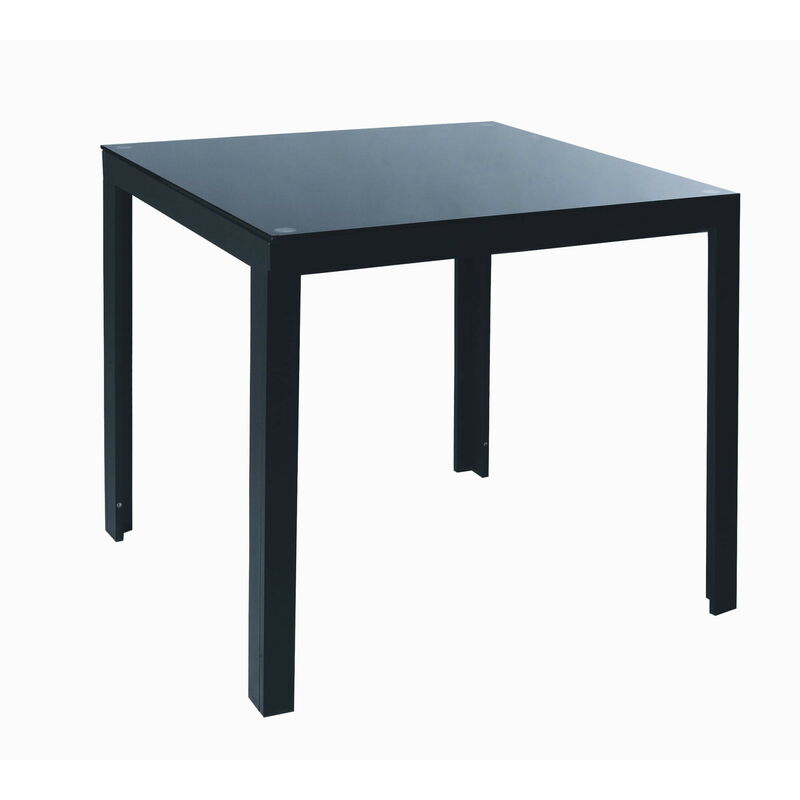 Garbar - mamba Table Carrée Intérieure, Extérieure 80x80 Noir