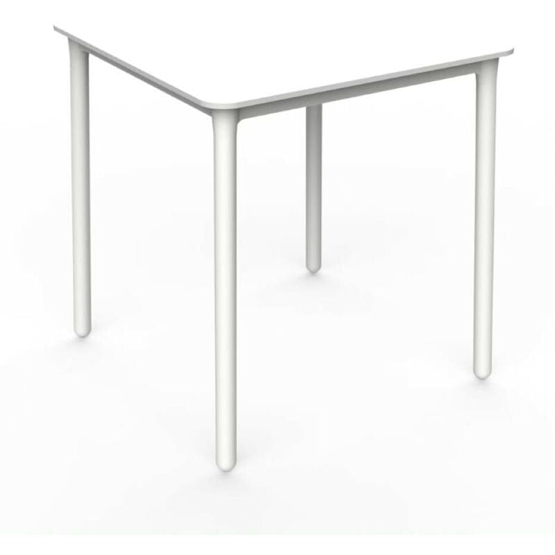 Garbar - marsella Table Carrée Intérieure, Extérieure 70x70 Blanc