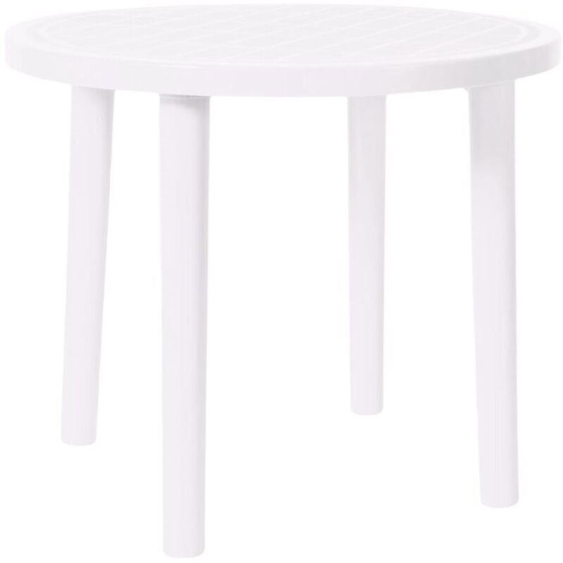 Garbar - olot Table Ronde Intérieure, Extérieure Ø86 Blanc Garbar - olot Table Ronde Intérieure, Extérieure Ø86 Blanc