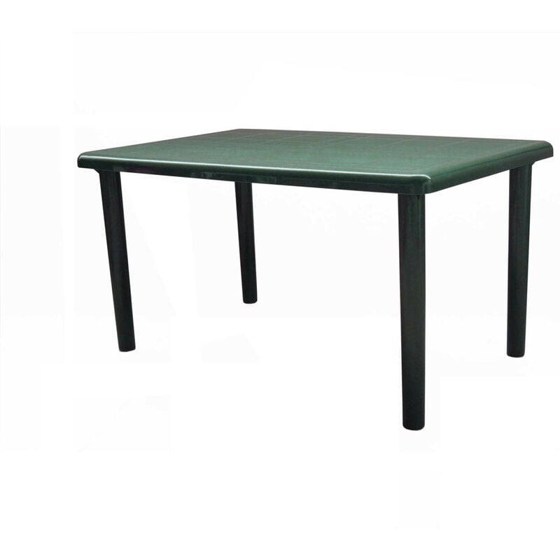 Garbar - olot Table Rectangulaire Intérieur, Extérieur 140x90 Vert Foncé - Vert Foncé