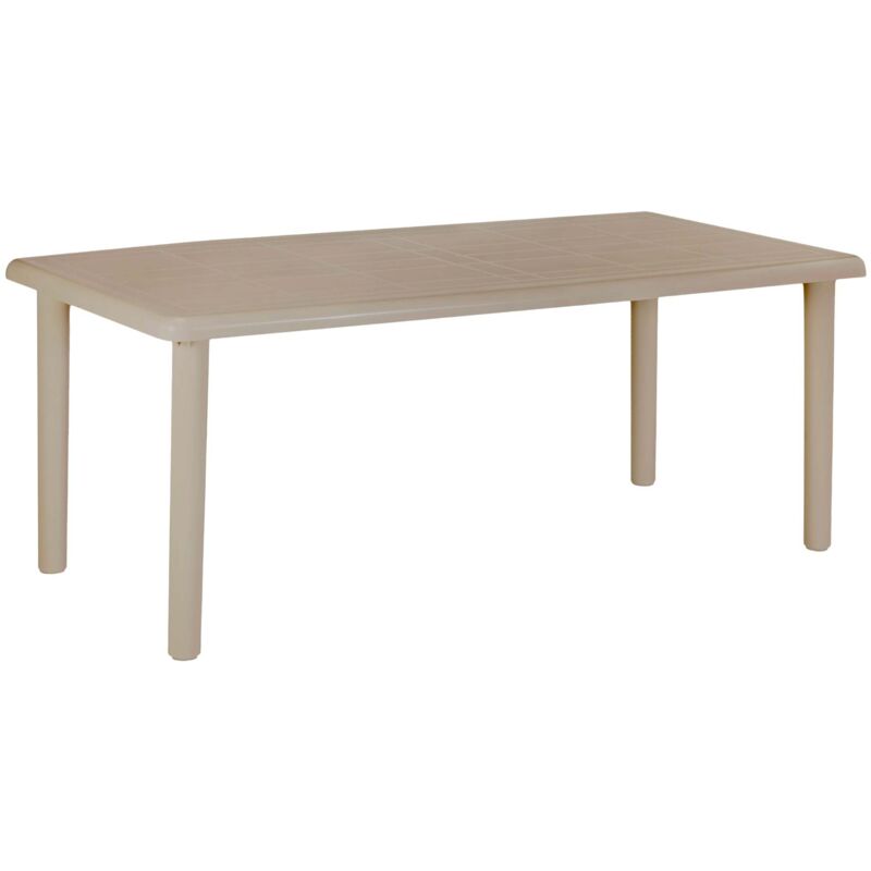 garbar OLOT Table Ovale Recyclée Extérieur 180x90 Sable Du Désert