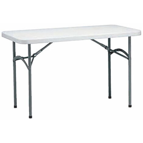 garbar STRAUSS Table Pliante Rectangulaire Intérieur, Extérieur 122x60 Gris