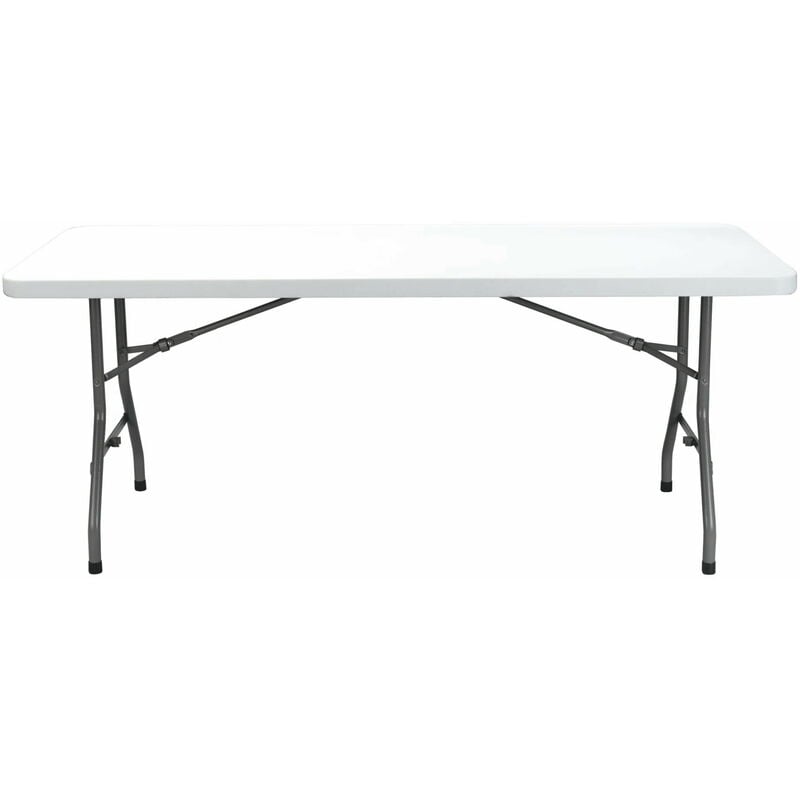 Vivaldi Table Pliante Rectangulaire Intérieur, Extérieur 200x90 Gris - Garbar