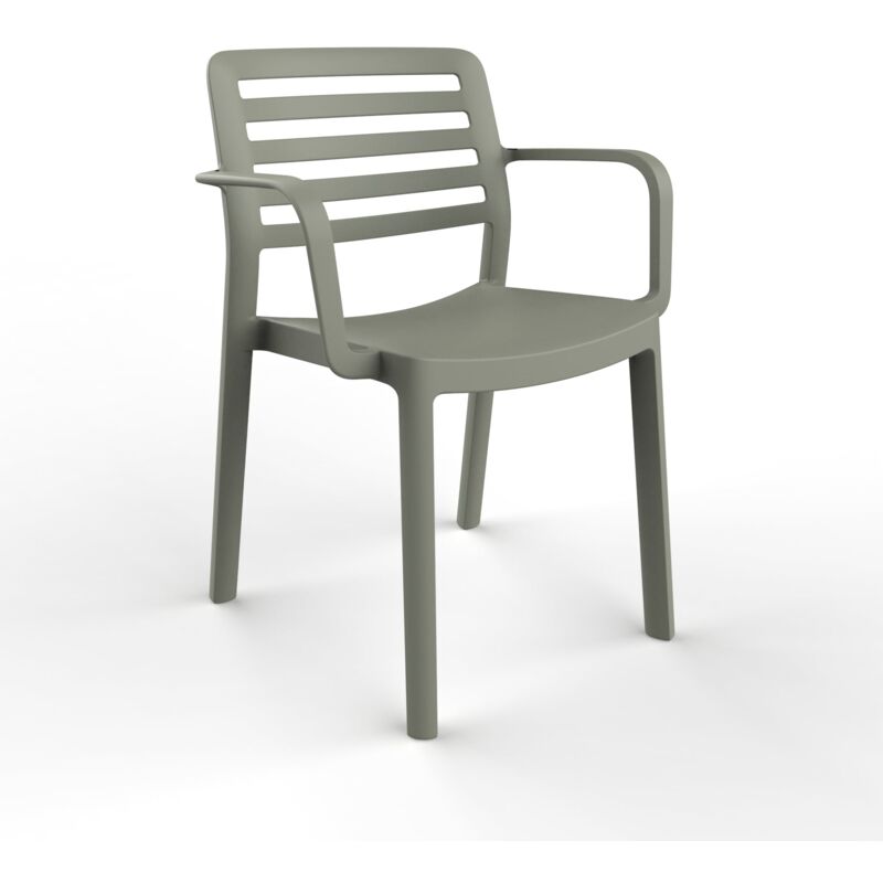Garbar - wind Fauteuil Intérieur, Extérieur Gris Verdâtre - Set 4