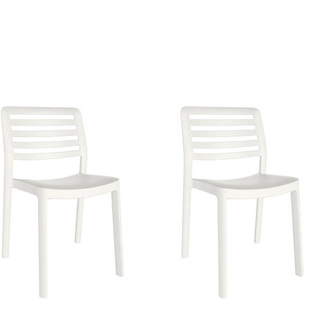 garbar WIND Set 2 Silla Interior, Exterior Blanco