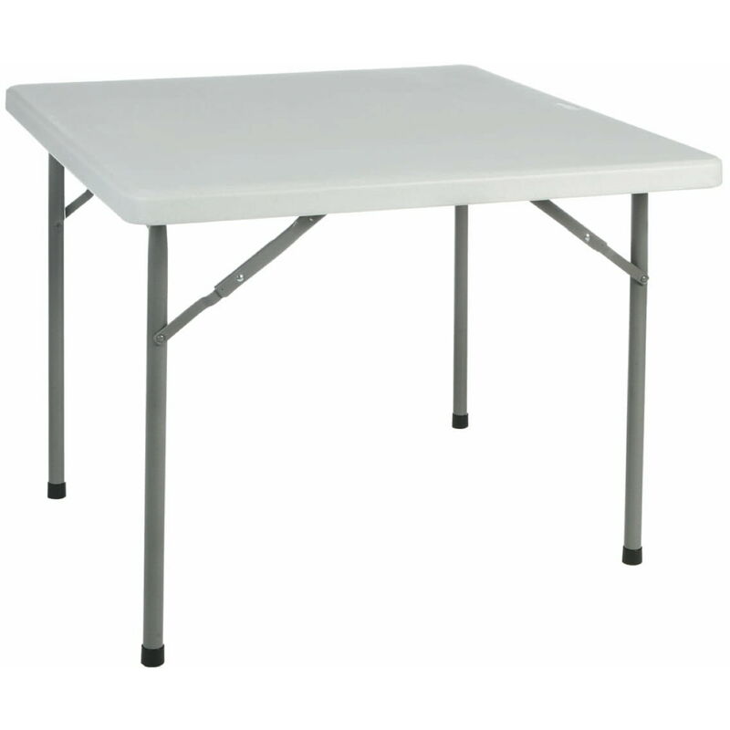 Garbar - yago Table Pliante Carrée Intérieur, Extérieur 87x87 Gris