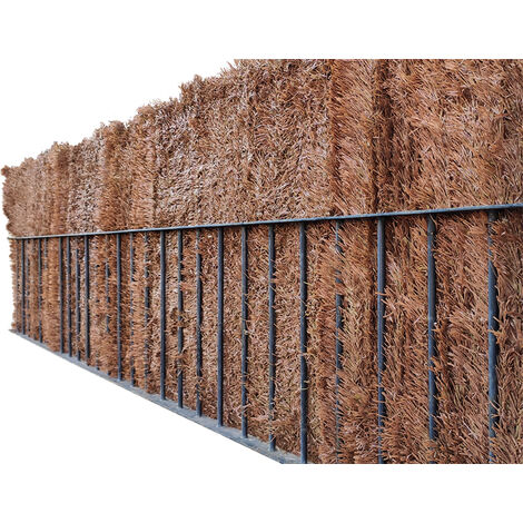 Garbric Seto artificial hoja fina marrón 1,5x3 Mt