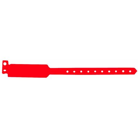 García de Pou 110.02 Bracciale Non Trasferibili, 25 cm, Set da 100, Rosso
