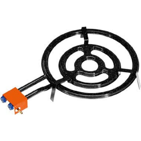 MIBRICOTIENDA Garcima Gaz Paellero L50/3 Anneaux 2 Brûleurs Plat 76050