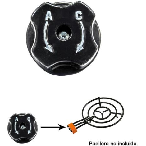 GARCIMA mando regulador de gas para paelleros , Mando regulador gas paelleros- Realizado en plastico.- Valido con los paelleros de Garcima.