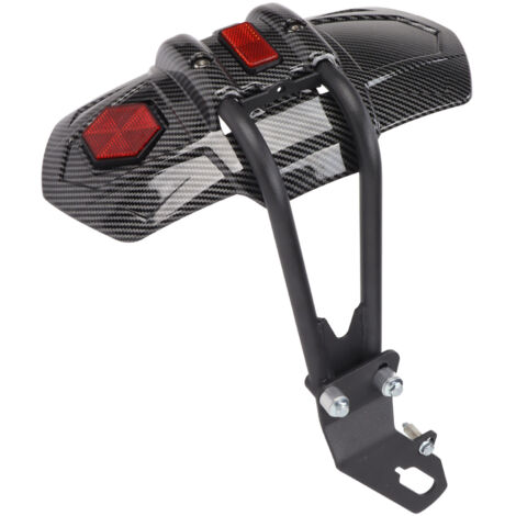 Garde-boue arrière moto style carbone universel, protection contre les éclaboussures pour customisation.