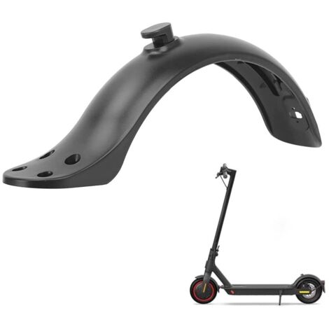 Garde-Boue Arrière pour Scooter Électrique, Support de Protection Résistant aux Éclaboussures avec 4 Trous en ABS Léger pour Trottinette Électrique Accessoire de Remplacement