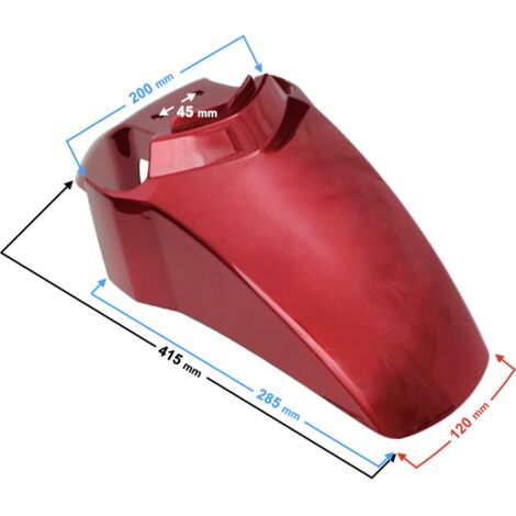 Garde-boue avant rouge pour scooter Tres