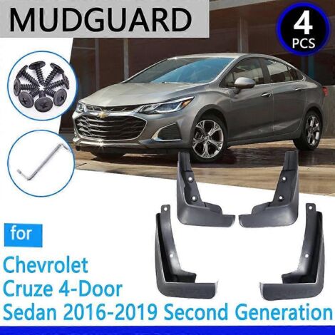 Garde-boue compatibles avec Chevrolet Cruze Sedan 2016 2017 2018 2019 - Accessoires auto - Bavettes d'aile - Pièces de rechange auto