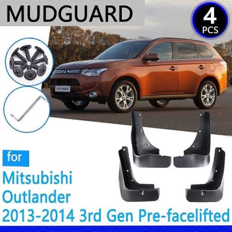 Garde-boue compatibles avec Mitsubishi Outlander 2013-2014 - Accessoires auto - Bavettes et ailes - Pièces de rechange automobiles
