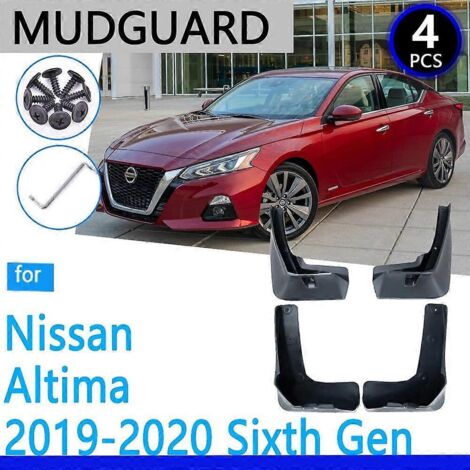 Garde-boue compatibles avec Nissan Altima L34 2019-2020 6ème génération - Accessoires auto - Bavettes - Pièces de rechange