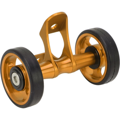 Garde-boue double pour vélo pliant Brompton et Dahon, protection complète et montage rapide.