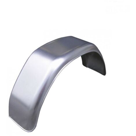Garde-boue en acier galvanisé arrondi 14" – Protection renforcée pour remorque
