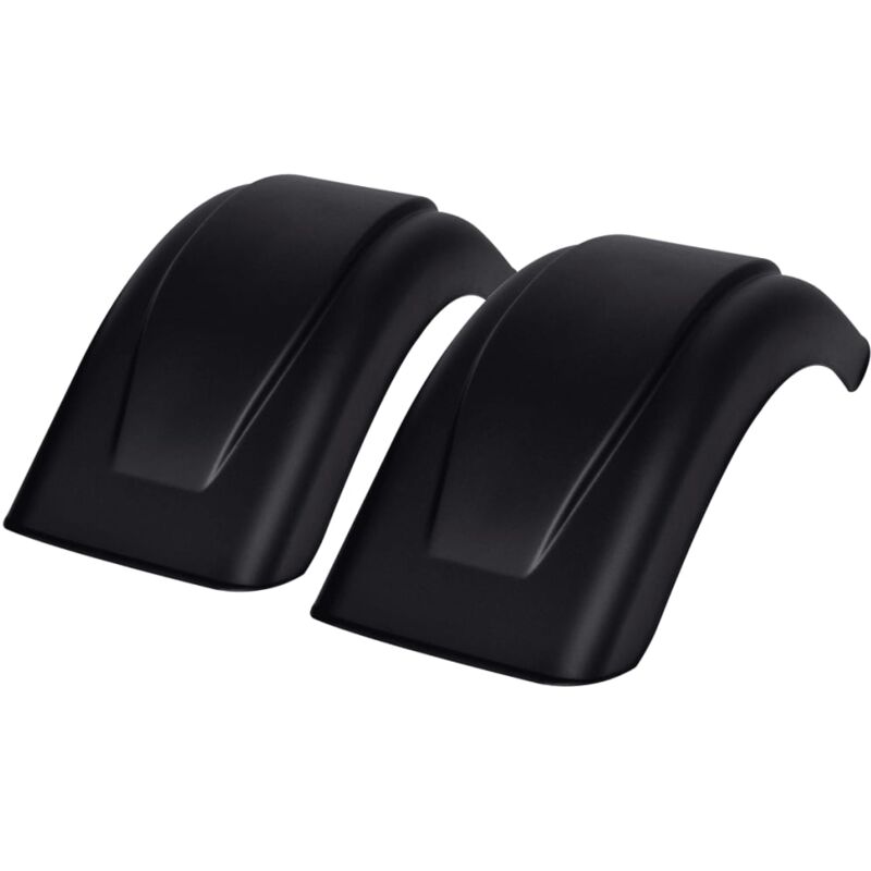 Vidaxl - Garde-boue 2 pcs pour roues de remorque 170 x 580 mm