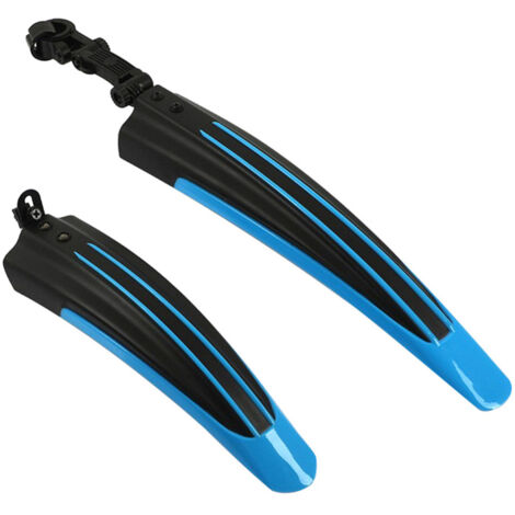 Garde-Boue Léger pour Vélo – Ajustable 2,5-3,4 cm, Fixation par Colson, Design Queue d’Hirondelle, Montage/Démontage Rapide – 2 Pièces