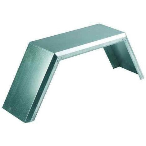 Garde boue métal galvanisé 2 plis 13"