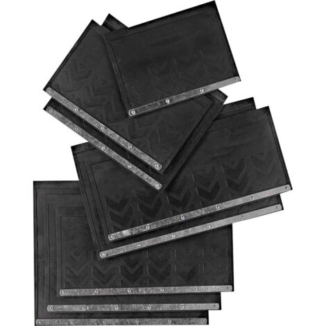 Garde-boue Petex SM040 410 016 (l x H) 600 mm x 500 mm - noir