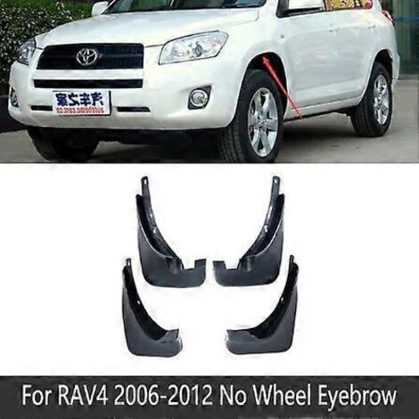 Garde-boue pour Toyota RAV4 2006-2012 et XA30 2007-2011 - Accessoires auto - Bavettes - Pièces de rechange - Sans enjoliveurs de roue