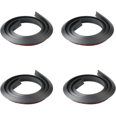 Garde-boue universels de 1,5 m pour roues de voiture, moulures de protection et de décoration, lot de 4